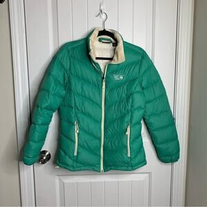Mountain Hardware green insulated‎ puffer jacket size medium women’s stretchdown